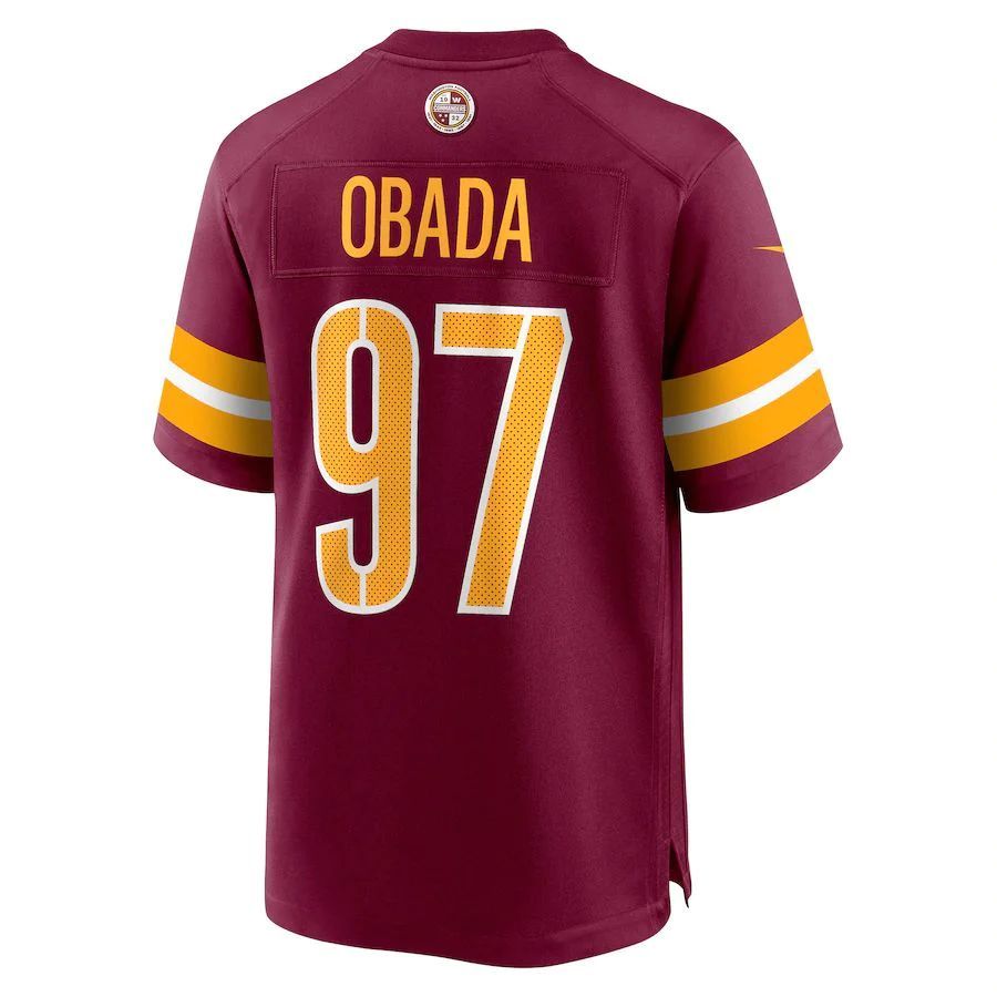 Custom #97 Burgundy WAS Football Shirt Top