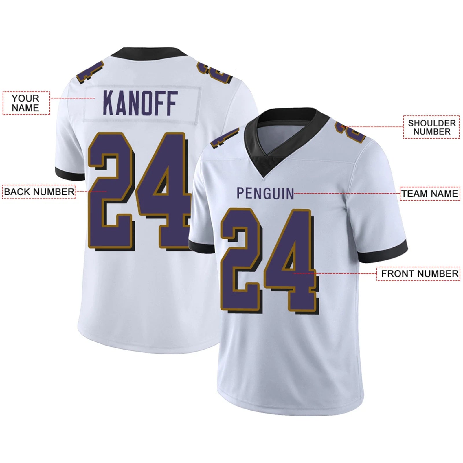 Custom #0 FAN Pro Stitched Jersey - Premium Edition