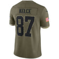 Custom #87 KELCE Pro Stitched Jersey - Premium Edition